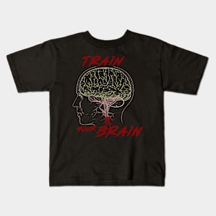 Train Your Brain Kids T-Shirt